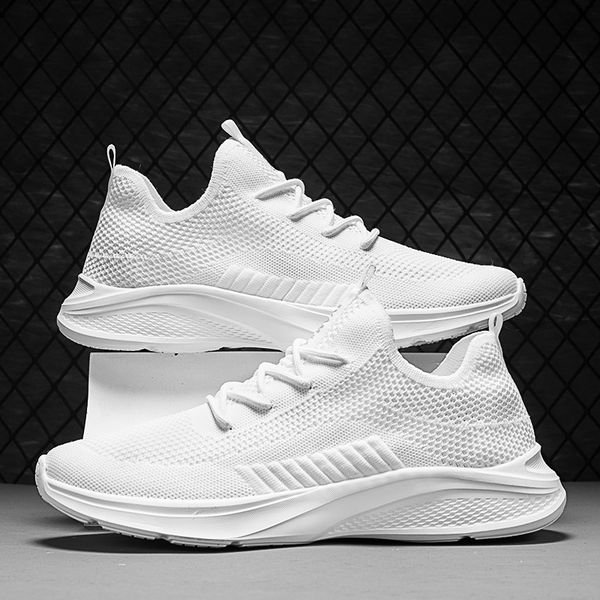 

summer shoes for men breathable white men s sneakers fashion walking man tenis masculino zapatillas hombre 220811, Black;brown