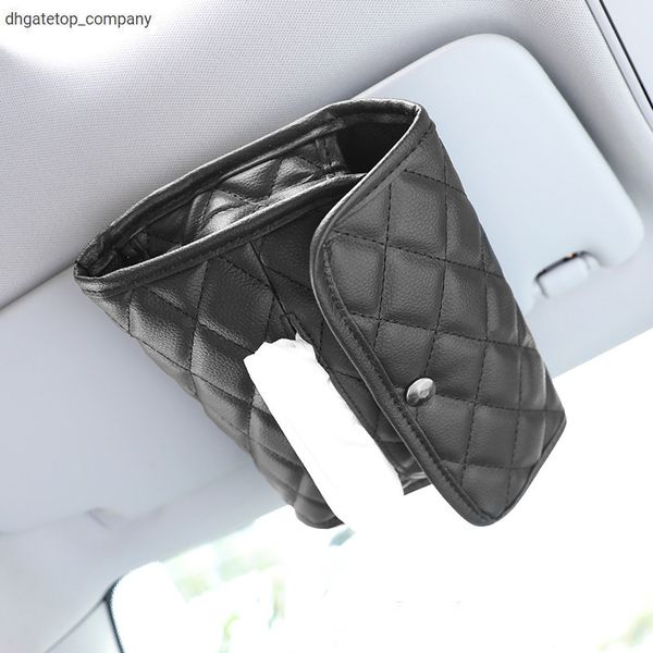 

new jlec 1 pcs car tissue box towel sets car sun visor tissue box holder auto interior storage decoration interior accessories