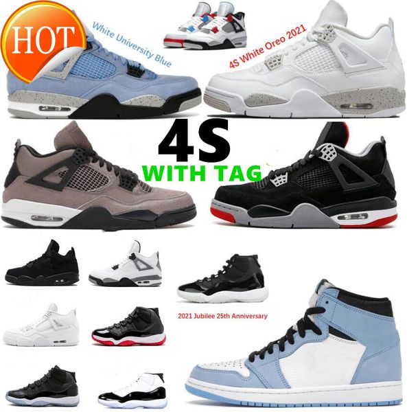 

basketball shoes 4 white oreo 2022 diy bred university blue hyper royal 1s shadow 2 .0 jubilee 11 concord with 45 11s cap and gown sneakers