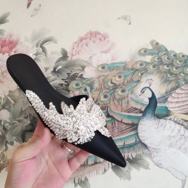 

2022 new dress women shoes summer fashion cowhide heel leather lady designer heeled boat shoe size35-41 gpf220733, Black