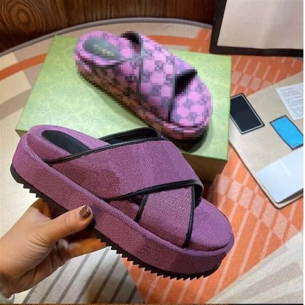 

luxury flat sandals design slippers embroidery black thick soled shallow beach292v