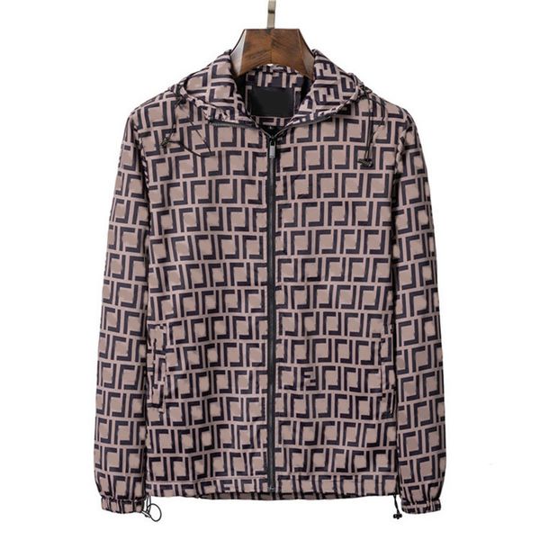 

2022 fashion designer mens jacket spring autumn outwear windbreaker zipper clothes jackets coat outside can sport clothing, Black;brown