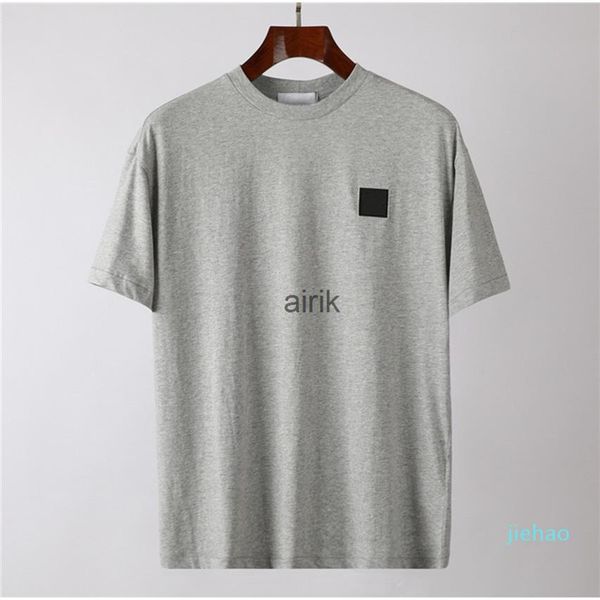 

men's t-shirts cotton stone short sleeves designers round neck t shirt island summer fashion badge womens tshirt246s, White;black