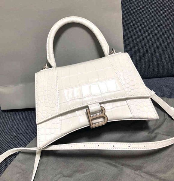 

handbags designer balencaigass trendy bags same bag star's women's 2022 versatile b family leather messenger hourglass b-shaped