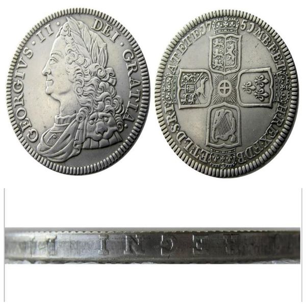 

gt brit george ii 1751 ar crown copy coin on accessories242z