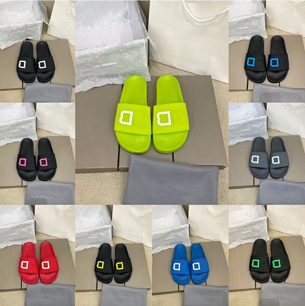

most popular designer couples rubber slippers night lights letters antiskid sandals men women paris flat bottom embossing bath shoe summer b, Black