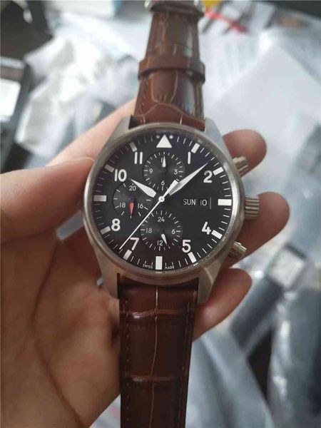 

fashion mechanical men's stainless steel automatic movement watch luxury mens self-wind watches wristwatches brown leather i15, Slivery;brown