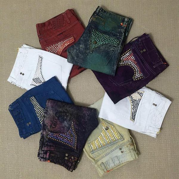

nwt mens robin jeans with crystals studs designer denim pants straight fit jean men trousers size 30-42261y, Blue