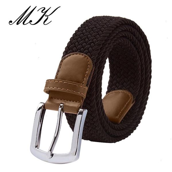 

mens belts for men belt metal pin buckle elastic military tactical, Black;brown