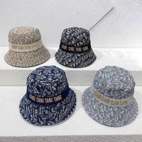 

designer bucket hats sun hat for men and women outdoor travel caps leisure fashion fisherman cap, Blue;gray