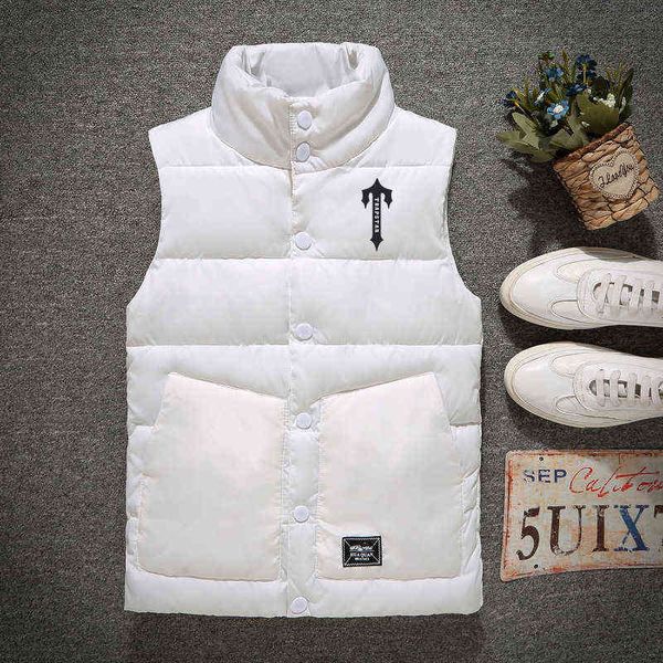 

london trapstar jacket men's vests tyle real feather down winter fashion vest bodywarmer advanced waterproof fabric 2000, Black;white