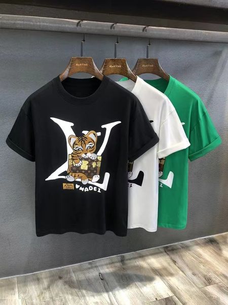 

men's t shirts fashion designer women's short sleeve summer trend couples casual sports t-shirt, White;black
