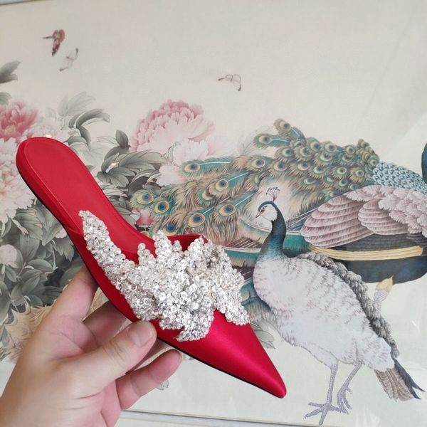 

version of fashion dress shoes pointed baotou back trip with high-heeled sandals women's new trend leisure sandals in early spring, Black