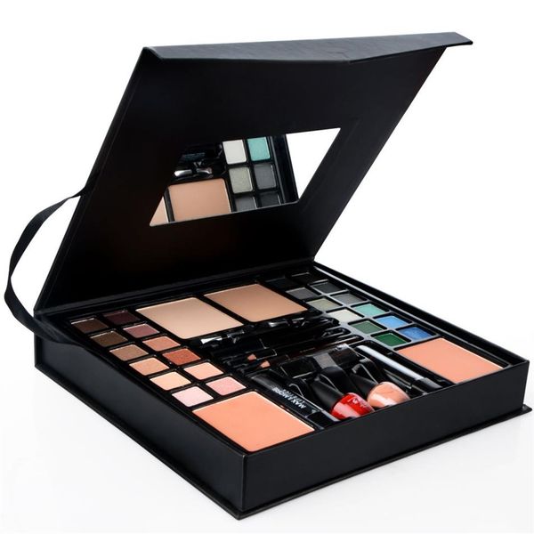 

makeup sets 39 colors kit long lasting waterproof shimmer glitter matte eyeshadow palette women multicolor nail polish with mirror2511