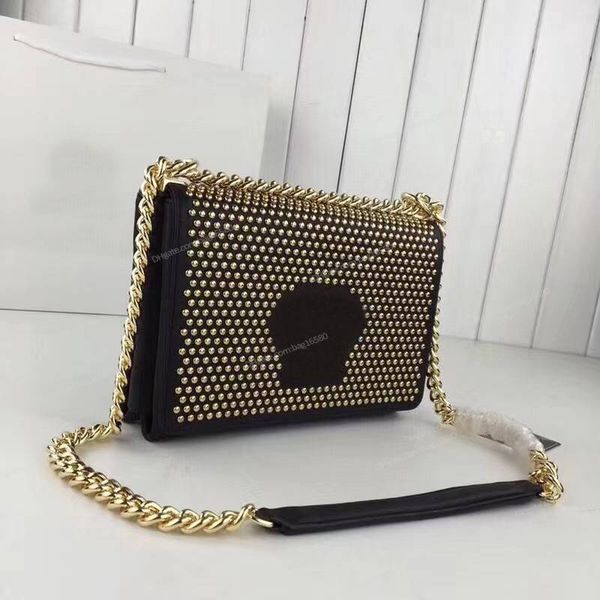 

designer bags luxury crossbody bagss genuine leather handbags plain sequins hasp mesenger chain mm size white baguette flap tote bags