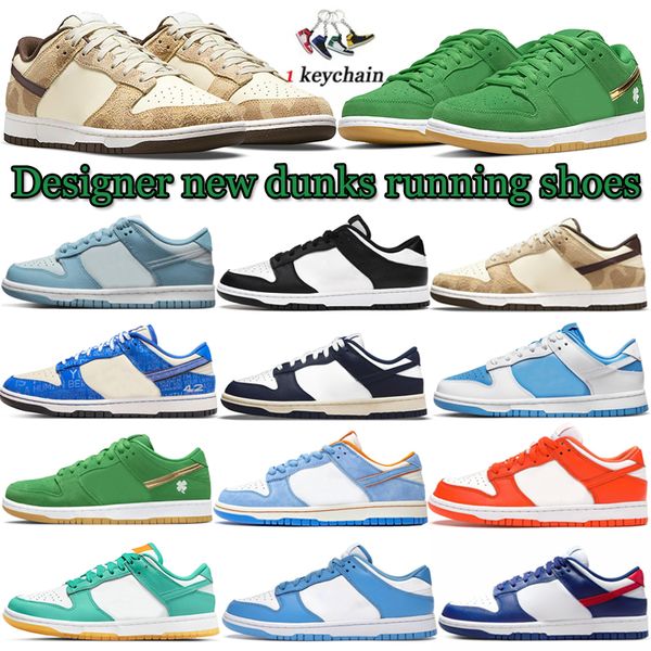 

designers dunks casual shoes low aura clear cheetah navy blue reserve unc st. patrick's day white university red trainer chunky unc men