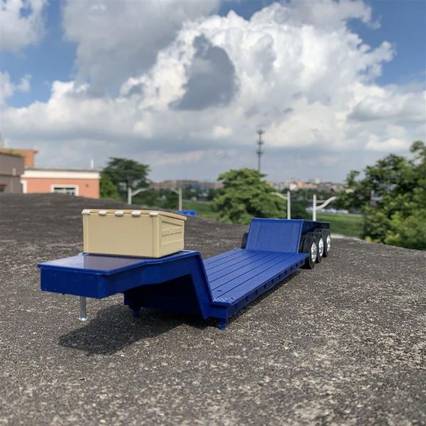 

45cm diecast 132 scale truck model toys modification scene accessories trailer vehicle traffic transportation scenario display lj2683