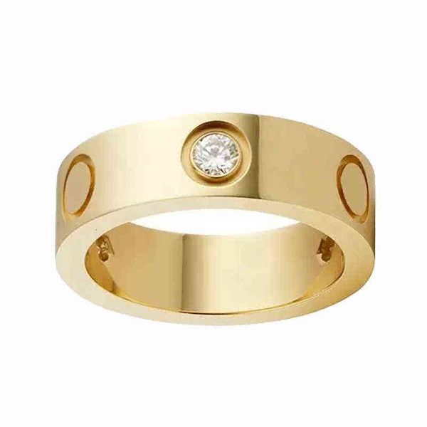 

woman band love ring titanium steel designer rings men women couple screw rings jewelry for lovers gift size 5-11 never fade 4mm 5mm, Silver