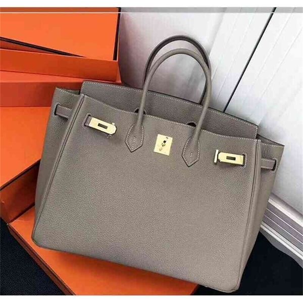 

birkins bags herme handbag designer cowhide togo litchi pattern leather fahion commuter mother tot large capacity portable women ll 8 bag ha