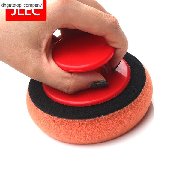 

new 1 pcs car wax wash polish pad sponge cleaning foam sponge applicator pads handle car polish tools brushes