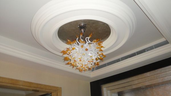 

100% mouth blown pendant lamp ce ul borosilicate murano style glass dale chihuly art attractive design lighting bedroom chandeliers