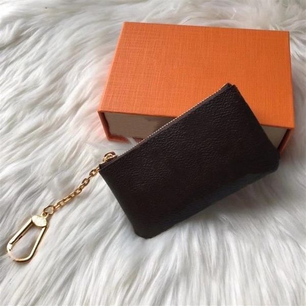 

key pouch m62650 pochette cles designer fashion womens mens key ring credit card holder coin purse luxury mini wallet bag charm br222s, Red;blue