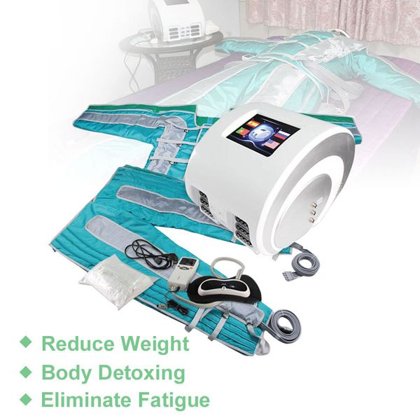 

pressotherapy slimming lymphatic drainage detoxification air wave instrument pressure far infrared heating physiotherapy compression body sh