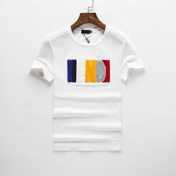 

mens women embroidery designers shirt fashion men s casual t shirts man clothing street designer shorts sleeve clothes tshirts m-x335p, White;black