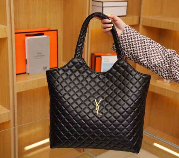 

fashion trend women handbag woman designer shopping bag black leather travel shoulder beach bags handbags tote bags g220810