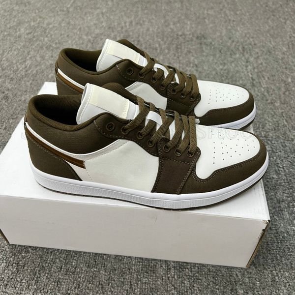 

shoes 1 low se brown canvas mocha jumpman 1 classic sports sneakers
