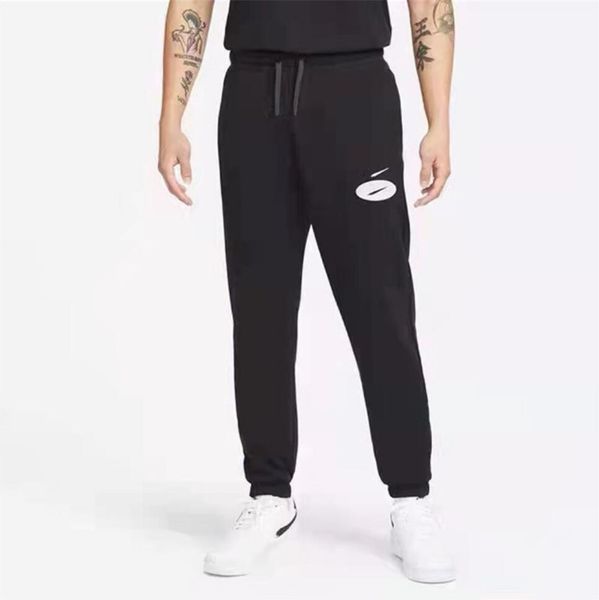 

new fashion mens designer branded sports pants joggers casual streetwear trousers sweatpants clothing, Black