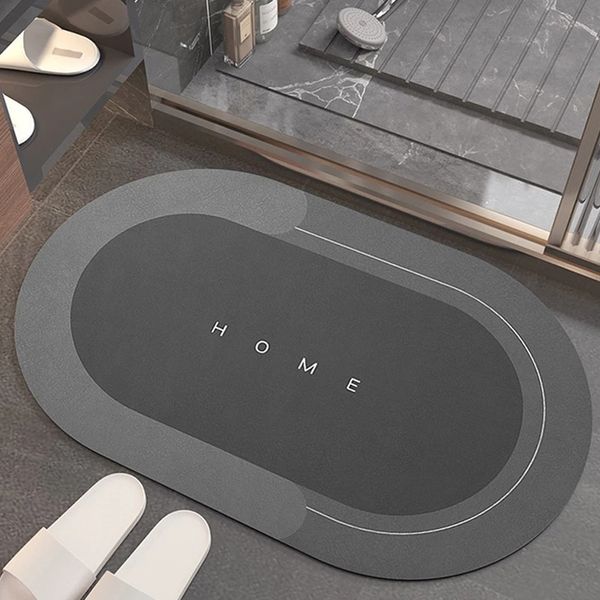 

bath mat super absorbent non slip diatom mud bathroom rug quick drying bath shower rug kitchen entrance door mats home floor mat