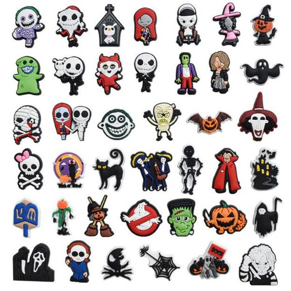 

fast delivery designer custom halloween croc charm soft pvc wholesale shoe croc charms bulk, White;pink