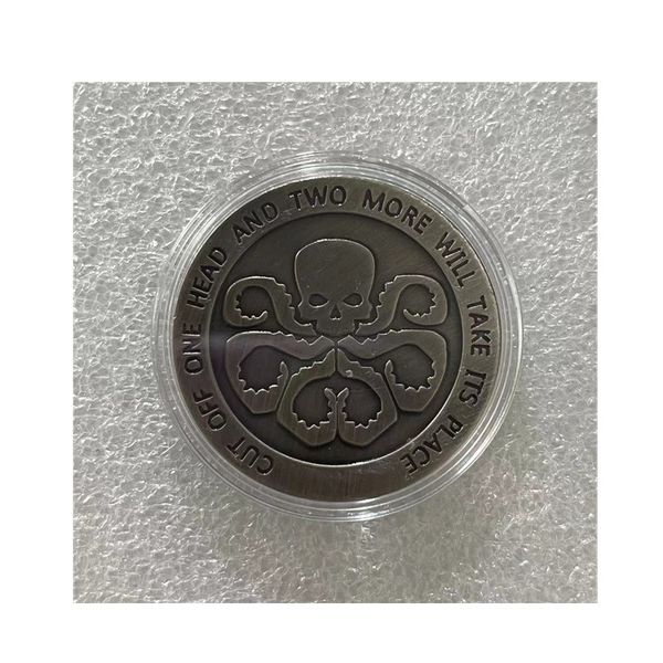 

u.s. shield gift agent hydra comic gold coin commemorative coin collection .cx