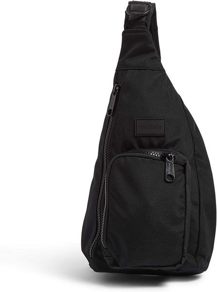 

women bag recycled lighten up reactive mini sling backpack black