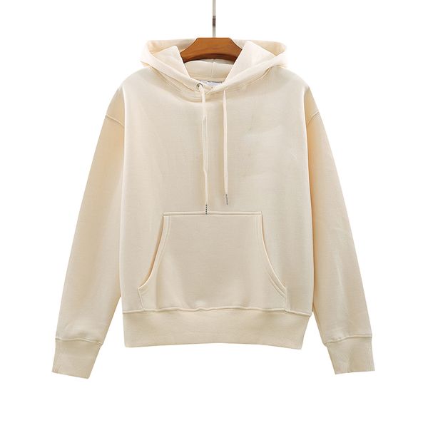 

22ss letter men's sweatshirt 7 colors women's hooded sweatshirt, Black