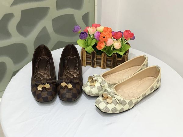 

multi color designer dress shoes quilted loafer women bow ballet dance shoe fashion sneakers buckle flats boat shoe lady leather trample laz, Black