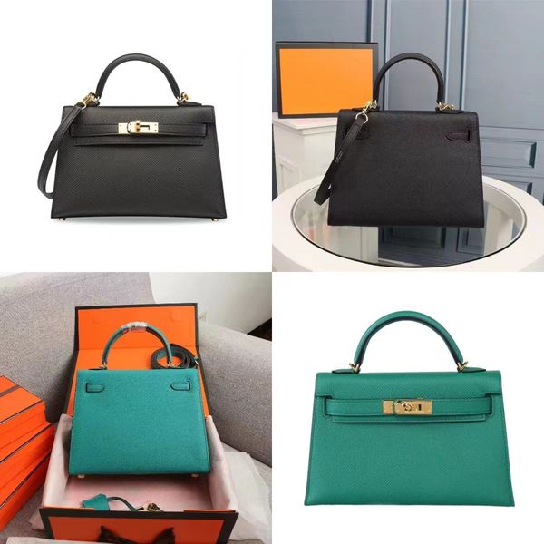 

7a designer handbag kellies woman bag women pattern leather fashion palm single shoulder keliy luxury portable palm print tote with adjustab