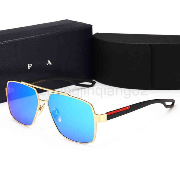 

designer prad sunglass eyewear cycle luxurious fashion brands new version large frame polarized mens and womens driving vintage baseball spo, White;black