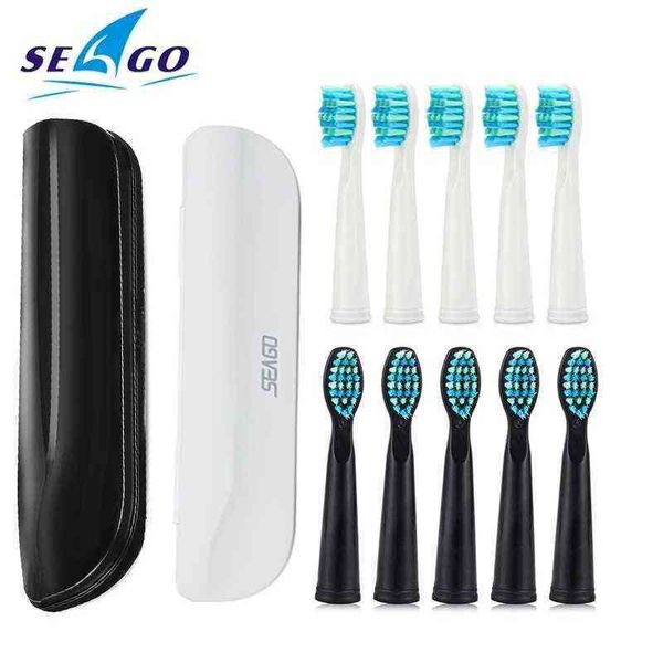 

seago adultbaby electric sg-507 sg-958 sg-949 set 5-speed mode adjustment tooth brushes replacement heads 0315