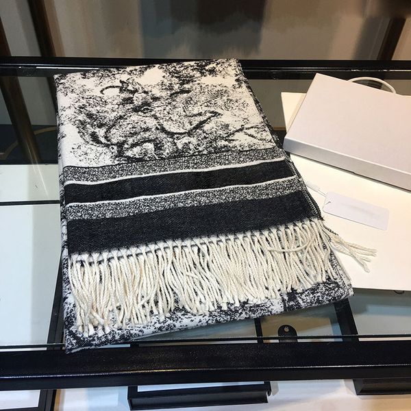 

luxury designer scarf fashion shawl warm soft and comfortable in winter suitable for gifts social parties and shopping very beautiful, Blue;gray