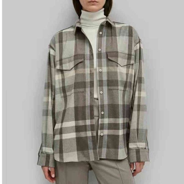 

casual dresses tot nordic plaid loose casual fashion shirt coat vnus, Black;gray