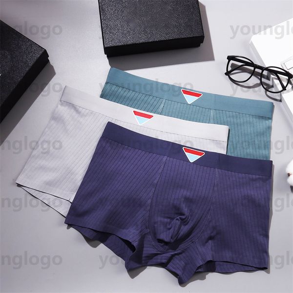 

casual simple men's underpants unbound soft and skin-friendly delicate smooth lines comfortable like a second skin designer underwear, Black;white