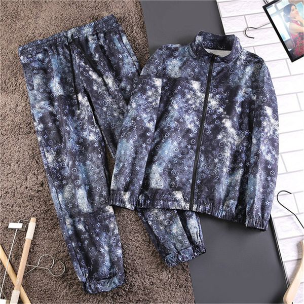 

brand fashion men's tracksuit 2 piece hoodies and pants womens sweat suits plus size hip hop jogger sets streetwear men clothing q021, Gray