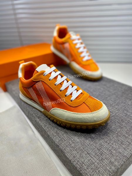 

designers sneakers mens casual shoes technology knitted canvas calfskin sneaker low cut platform shoe leather trainers, Black