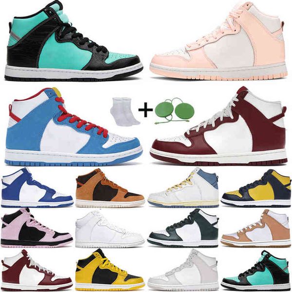 

dunker s.b low men women casual shoes high crimson tint dark russet game royal spartan green michigan panda po blue pink rise pure, Black