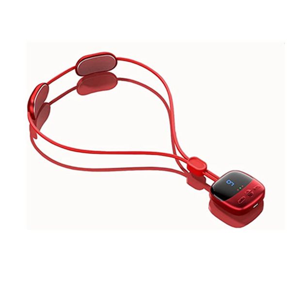 

2022 new arrival portable electric pulse neck and shoulder massager deep tissue with heat pendant shape