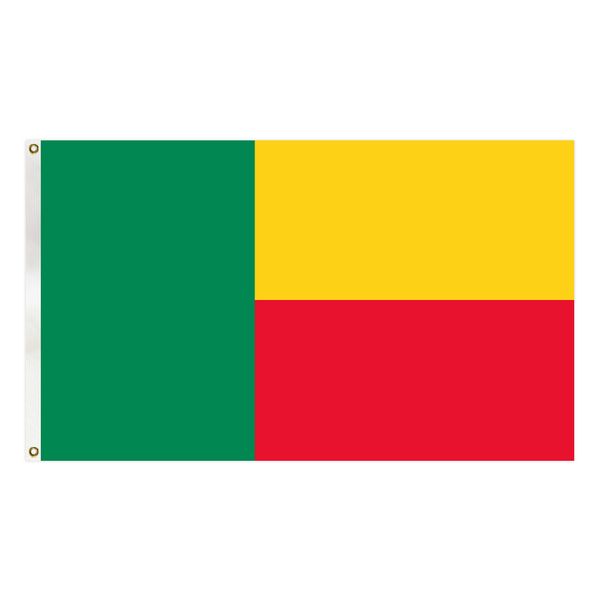 

benin flag country national banner 90x150 cm outdoor decoration banner with two brass grommets