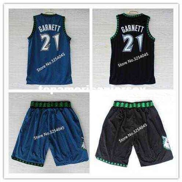 

2019 new #21 kevin garnett basketball jersey embroidery stitched us size s- vest jerseys ncaa, Black