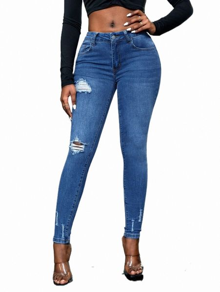 

sxy ripped zip fly skinny jeans a8qr#, Blue